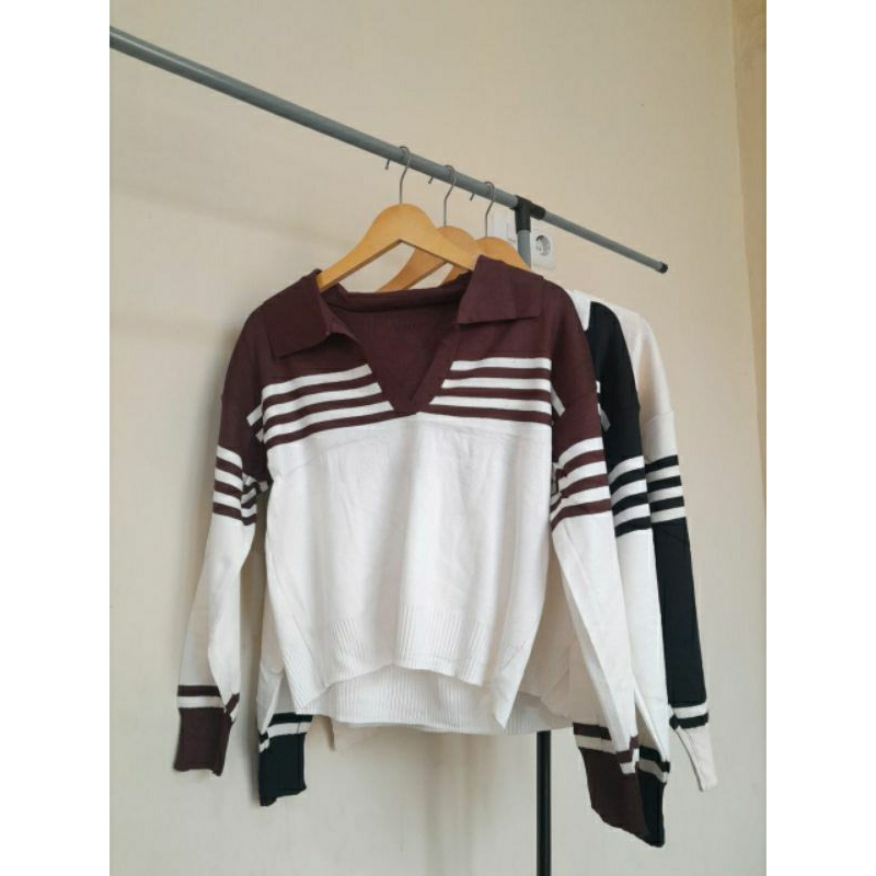 polo knit korean