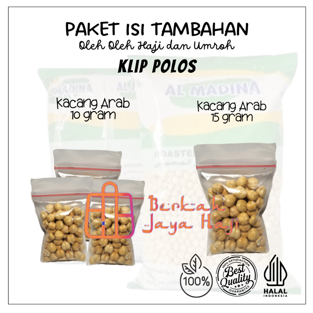 

Paket Kacang Arab dalam kemasan per 100 kemasan