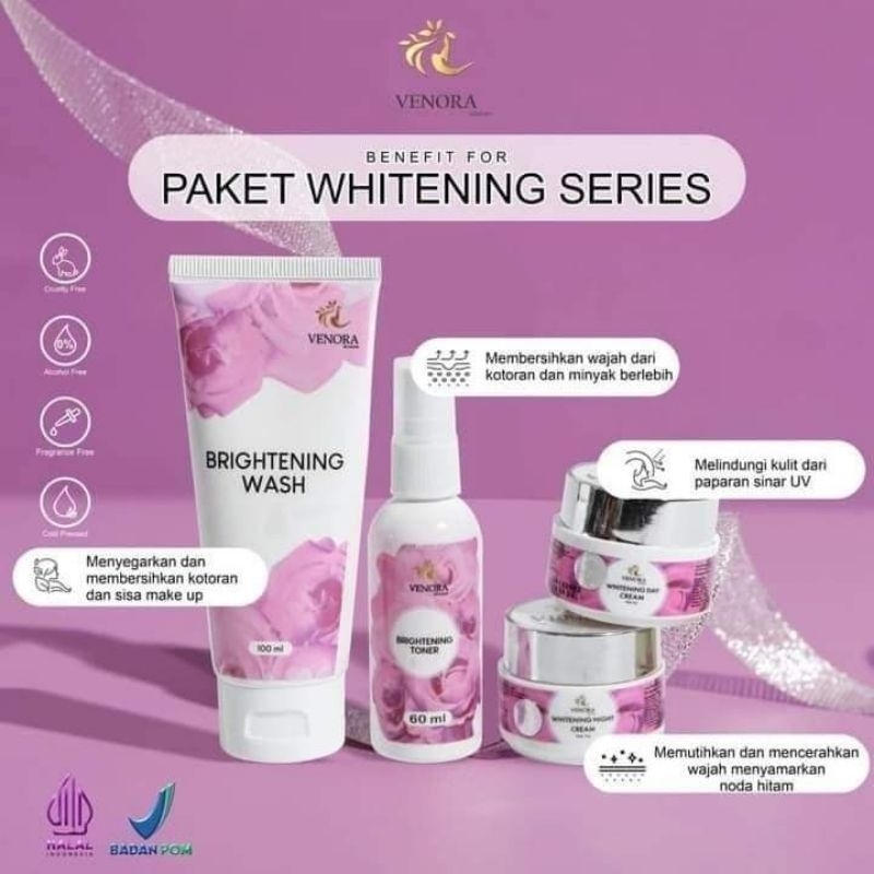 VENORA SKINCARE PEMUTIH WAJAH PENGHILANG FLEK PENYEMBUH JERAWAT