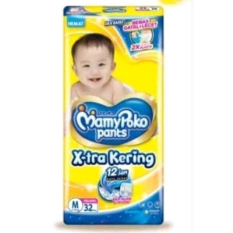 Mamypoko X-tra Kering M32 / Mamypoko M32 / Mamypoko X-tra Kering / Mamypoko M32 / Mamypoko Murah