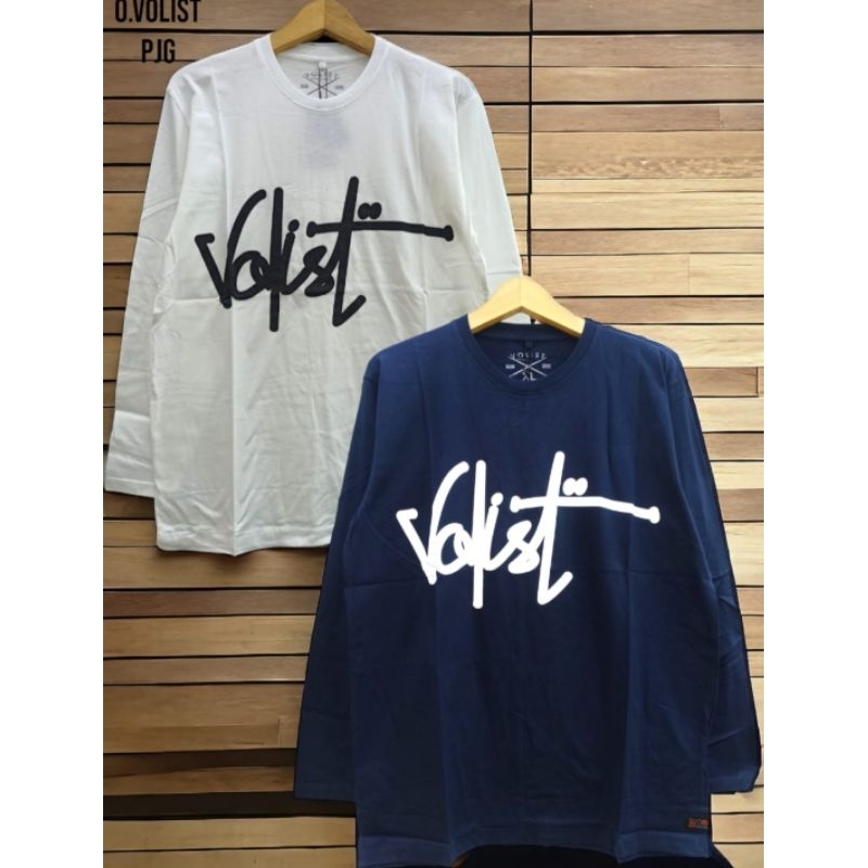 kaos oblong volist premium lengan panjang