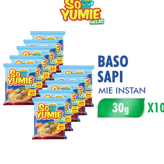 

Free Ongkir So Yumie Mie Gelas Baso Sapi 3 gr isi 1 pcs