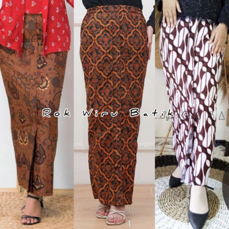 Miliki sekarang ROK BATIK WIRU SPAN PREMIUM L XL XXL  ROK BATIK BAWAHAN KEBAYA