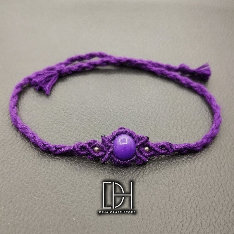 Gelang Macrame Benang Katun