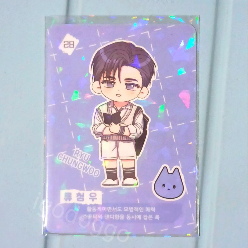 Official merchandise Debut or Die AR card - Chibi Chungwoo