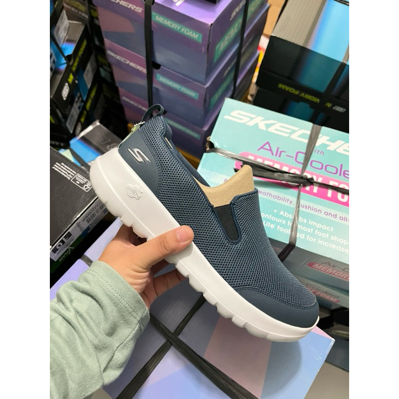 SKECHERS GO WALK MAX CLINCHED NAVY