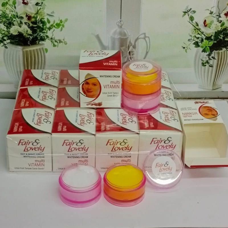 cream fair&lovely siang dan malam lusinan