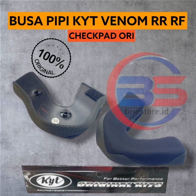 Busa pipi ORI KYT venom RR RF / interior Daleman original sepasang