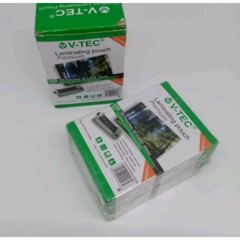 

V tec plastik laminating puch ID card KTP 100 200