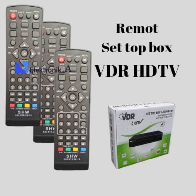 REMOT REMOTE SET TOP BOX VDR HDTV REMOT STB