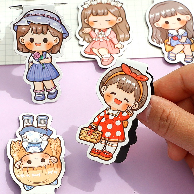 

Murah Khusus Bookmark Magnetic Aesthetic Pembatas Buku Kertas Motif Doudou Sauce Set Free Stiker TLD11
