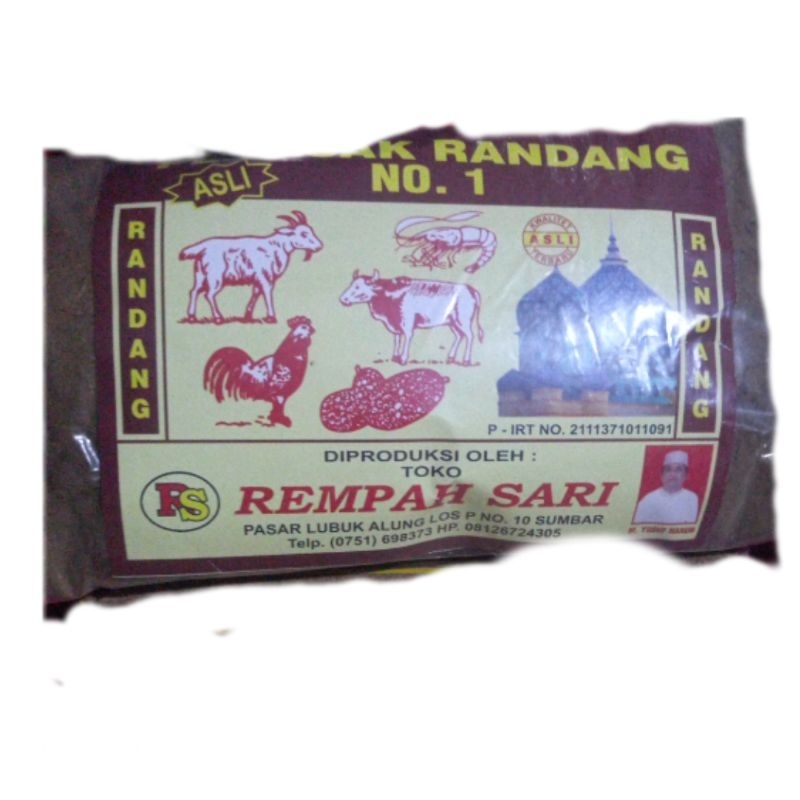 

Bumbu Rendang Rempah Sari 500 gr