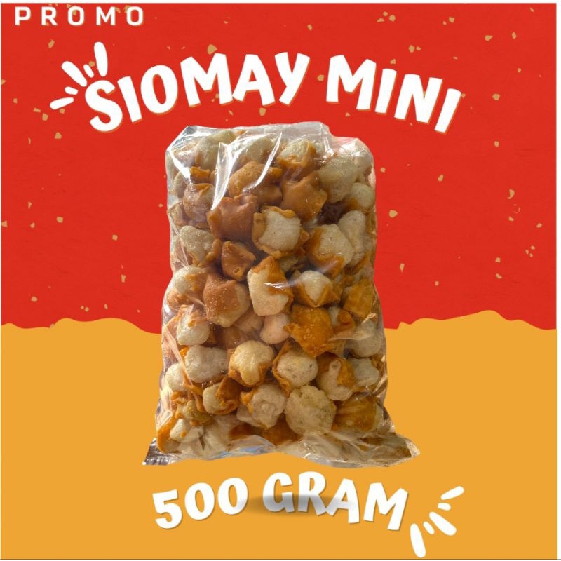 

SIOMAY MINI 500 GRAM TOPING BASO ACI DAN SEBLAK