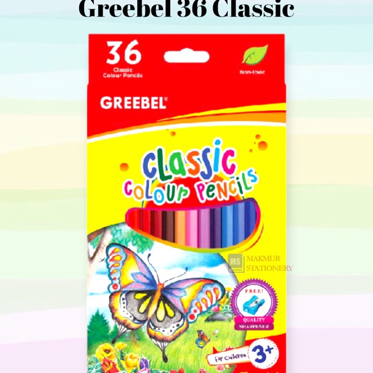 

Murah Terkeren Pensil Warna Greebel Panjang 36 Warna Classic