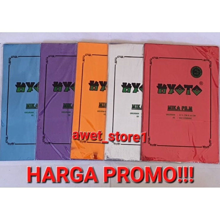 

Super Feedback Cover Mika Plastik Jilid Kyoto Folio 1 pak 1 Lbr