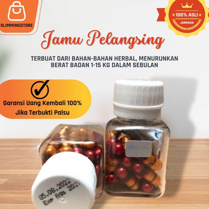 

1111 KJP Kapsul Jamu Pelangsing Herbal Peluntur Lemak Serasi Obat Kurus Kapsul Ring 2 Obat Diet Ampuh