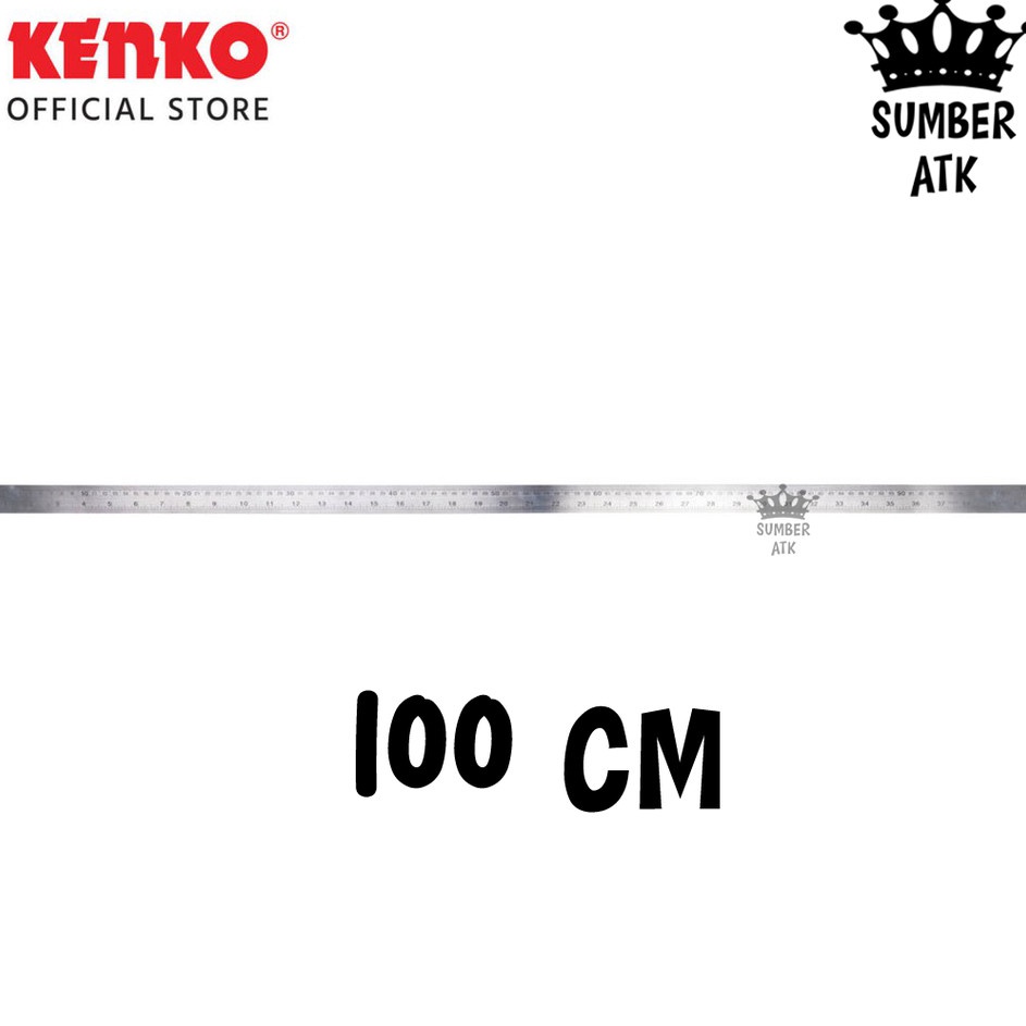 

Super Populer Penggaris Besi ORIGINAL KENKO STAINLESS STEEL RULER 1 CM TEBAL dan BERKUALITAS