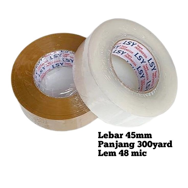 

Diskon Besar lakban bening coklat jumbo 3yard full KUALITAS DAIMARU tebal 48 micron