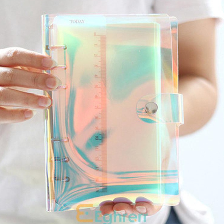 

Kejutan Hari Ini EGClear Soft PVC Notebook Binder Cover Planner 6Ring LooseLeaf FolderEghrerr