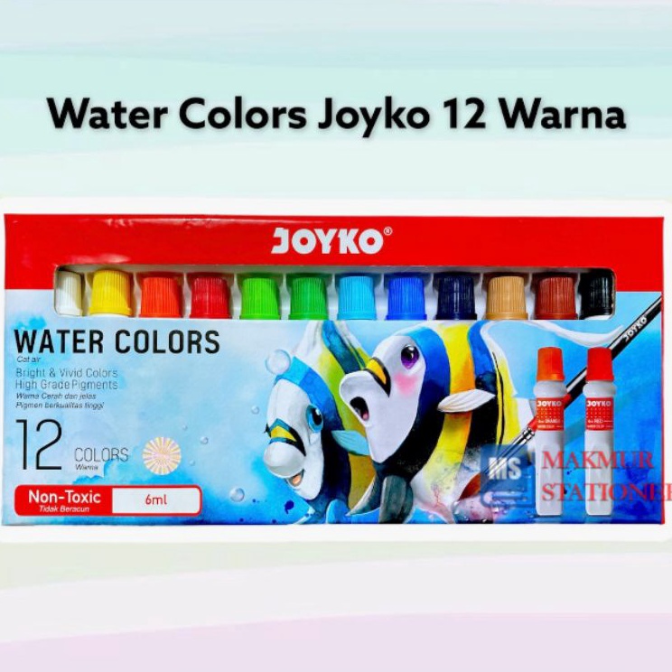 

Garansi Terpercaya Water Color Cat Air Joyko WAC6ML12 Warna