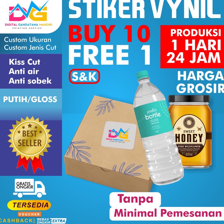 

Harga Murah CETAK STIKER VYNIL A3 PRINT CUT