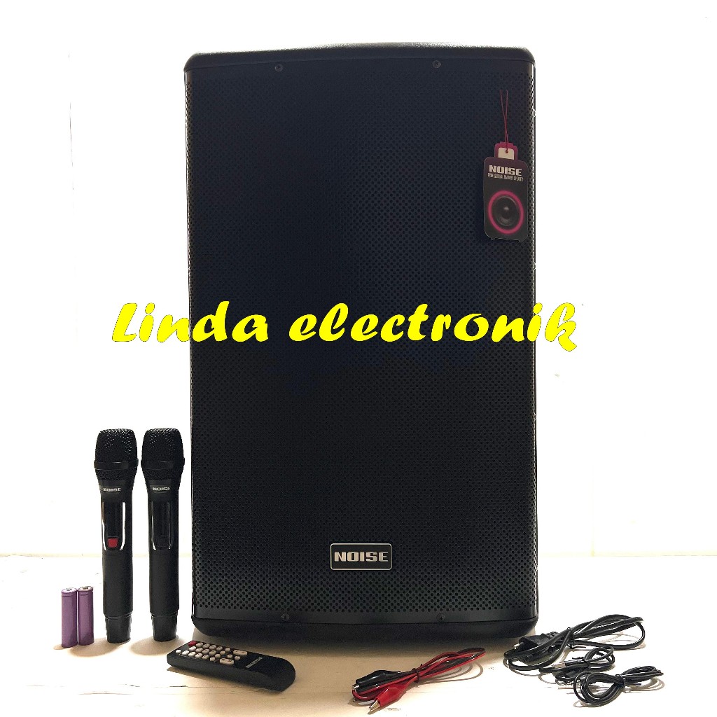 Speaker Wireless noise 899a / 899 a Premium 15 inch mic rechargble