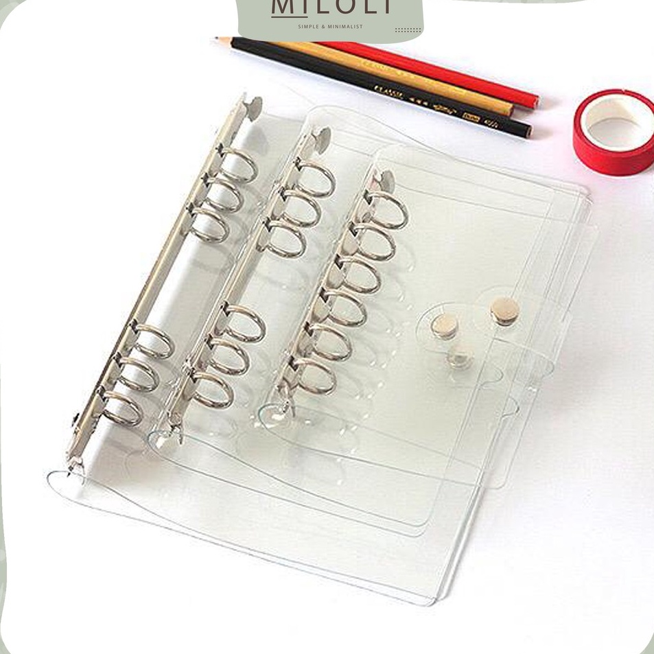 

Ready Stok MILOLI Binder A5 Binder A6 Transparan E7