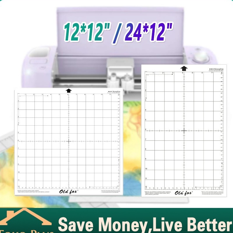 

KODE A57Q Cutting Mat Transparent Adhesive Mat with Measuring Grid utk Silhouette Cameo 12 12 Inch 24 12 Inch for die cutting machine cutting die diy