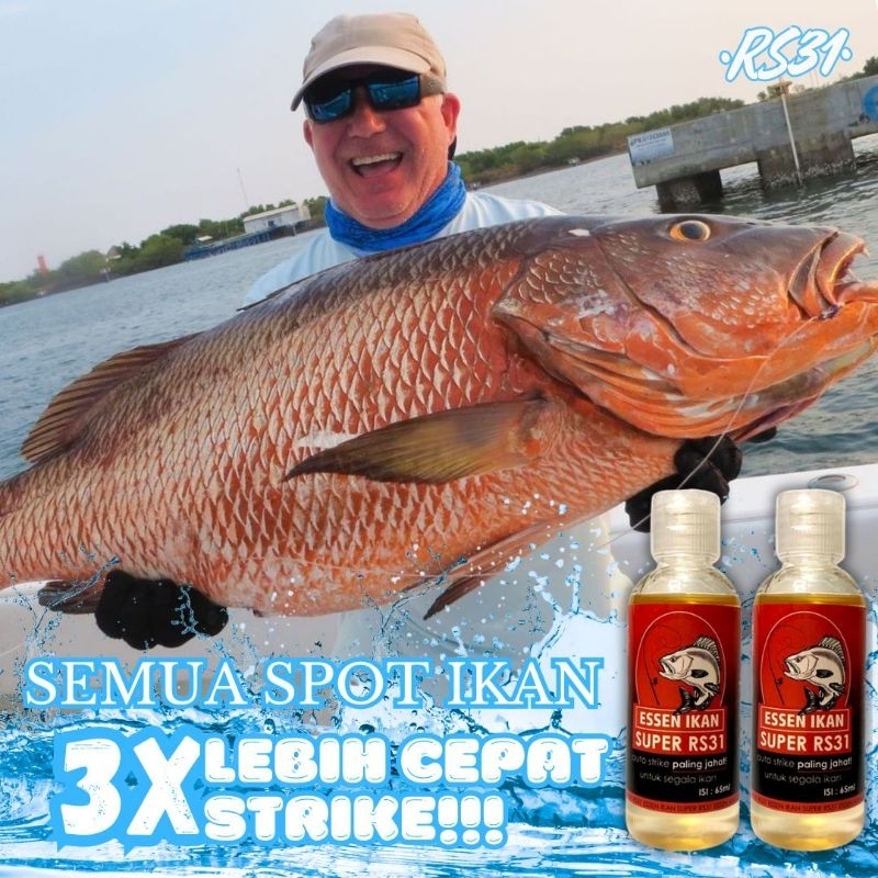 RS31 Essen Ikan Super - Essence Pancing Aroma Gurih & Amis Untuk Segala Ikan Mas, Lele, Tombro, Bawa