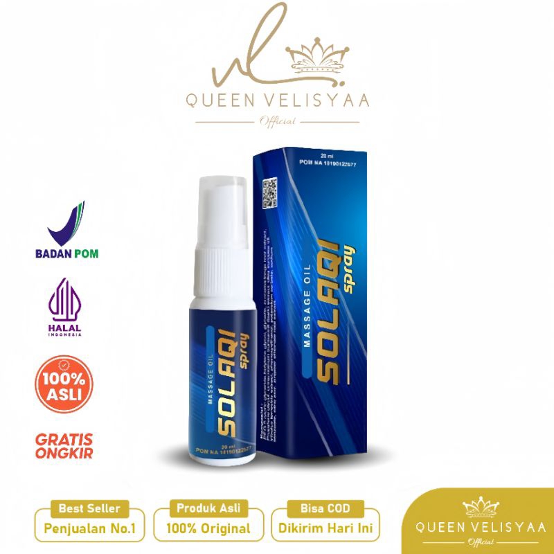 SOLAQI SPRAY ORIGINAL UNTUK PRIA KUAT TAHAN LAMA