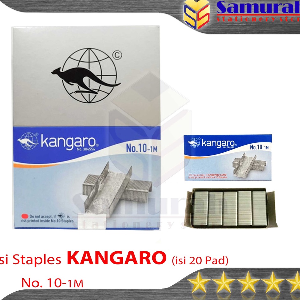 

KODE A94N Isi Staples Kangaro No 1 M Ori Refill Stapler no 1 M isi Stepler Hekter Kecil Asli Kanggaro No 1M