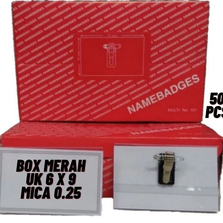 

Pusat Importir ID Card Nametag MULTI Name bages 6 x 9 7 x 1 Nametag 5 pcs