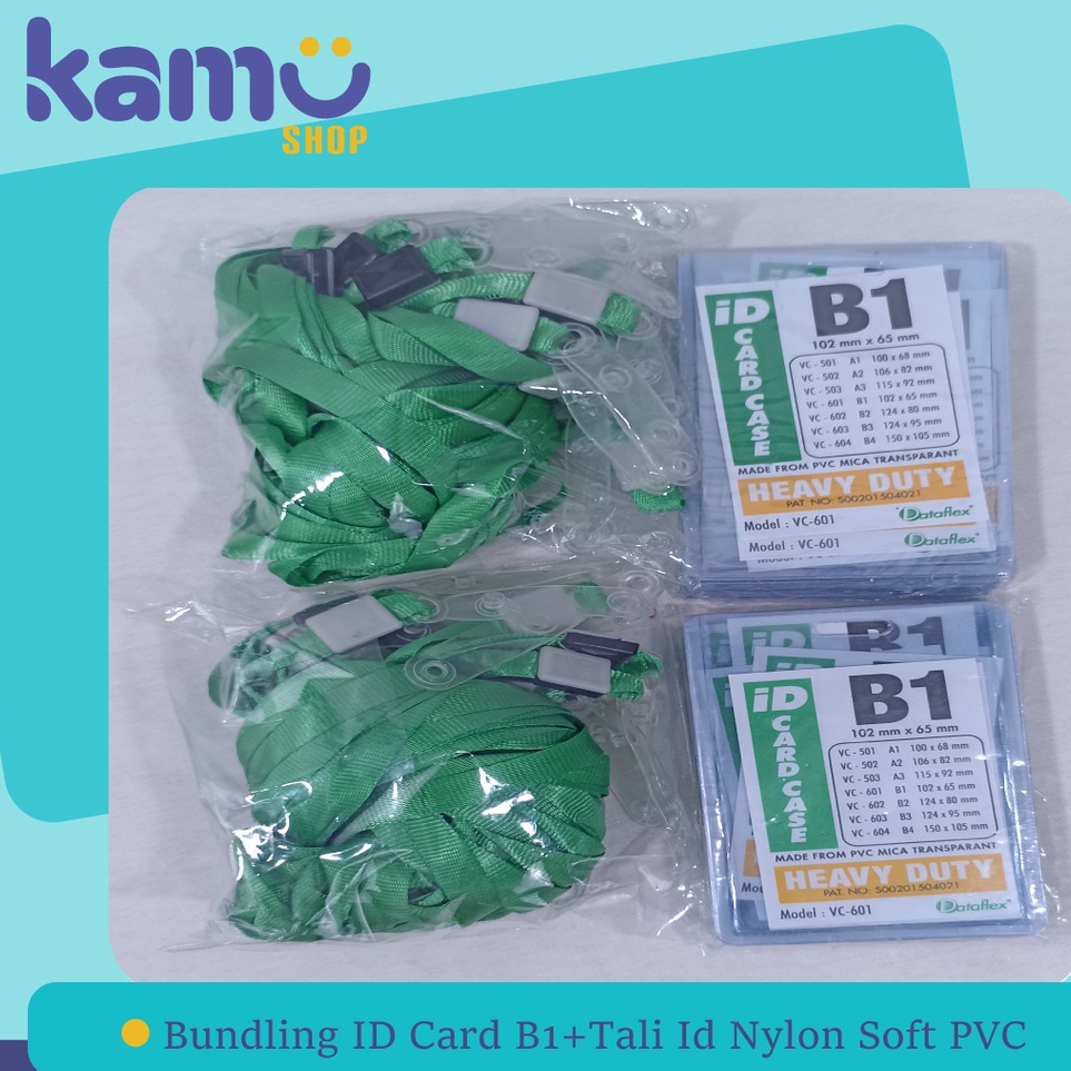 

Paling Top Bundling 4Pcs ID Card B1 4Pcs Tali ID Card Nylon Soft PVC NYLKSFP