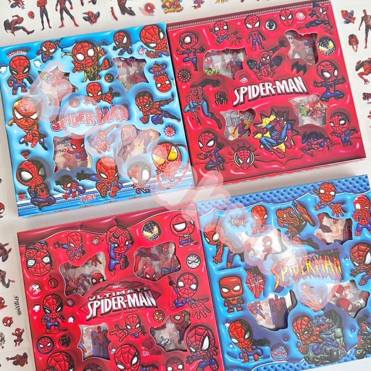 

Spesial Promo KKM SPIDERMAN 3D Sticker Box NONO MOMO 2D Dekorasi Anak LAKI LAKI Journal Aesthetic Jurnal Binder Stiker Box 1 Set isi 1 Lembar Waterproof Anti Air