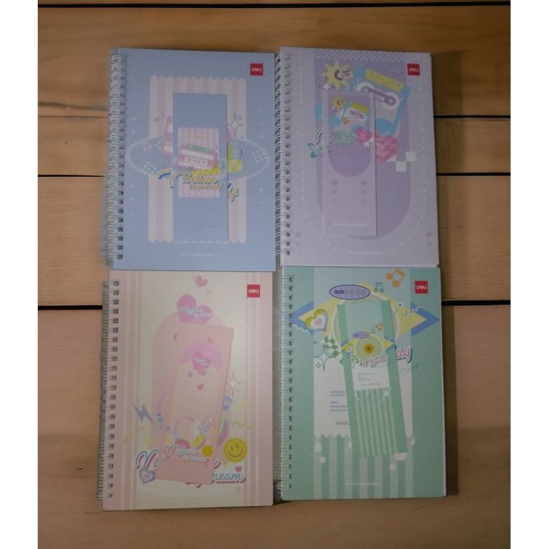 

Spiral Notebook Deli/ Buku Tulis Spiral B5 isi 60 Lembar