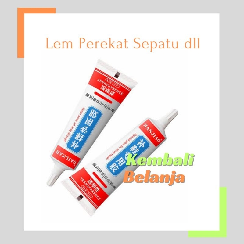 Lem Sepatu Sandal 60 Ml/ Lem Perekat Kuat/ Penambal Sol Sepatu/ Lem Super Kuat/ Lem Baihere/ Lem Han