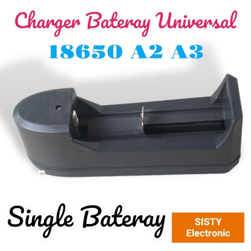 Charger Cash Baterei Bateray Universal 18650 A2 A3