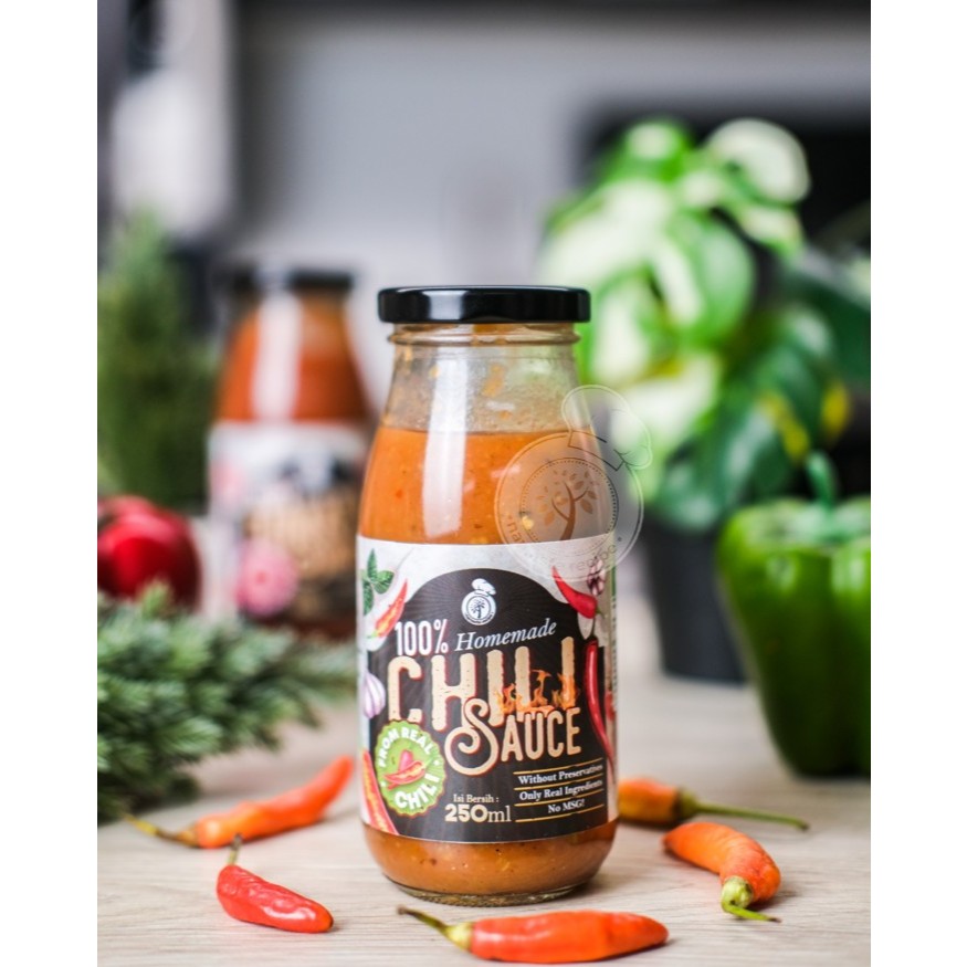 

HOMEMADE CHILI SAUCE - SAUS SAMBAL HOMEMADE NON MSG 250ML