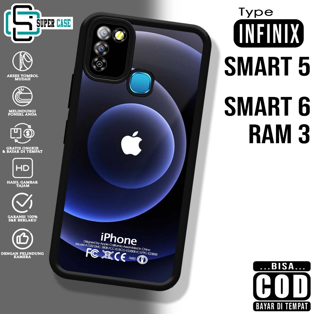 Case INFINIX SMART 5 SMART 6 RAM 3 SuperCase Motif [ AGR1 ] Case handphone case custom glossy kaca Softcase glossy kaca BISA BAYAR DI TEMPAT