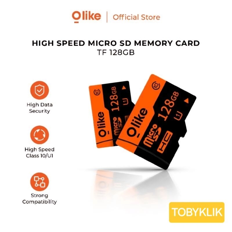 OLIKE Micro SD Memory Card 128GB TF128G
