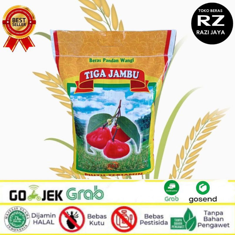 

BERAS PANDAN WANGI TIGA JAMBU 5KG 10KG 20KG