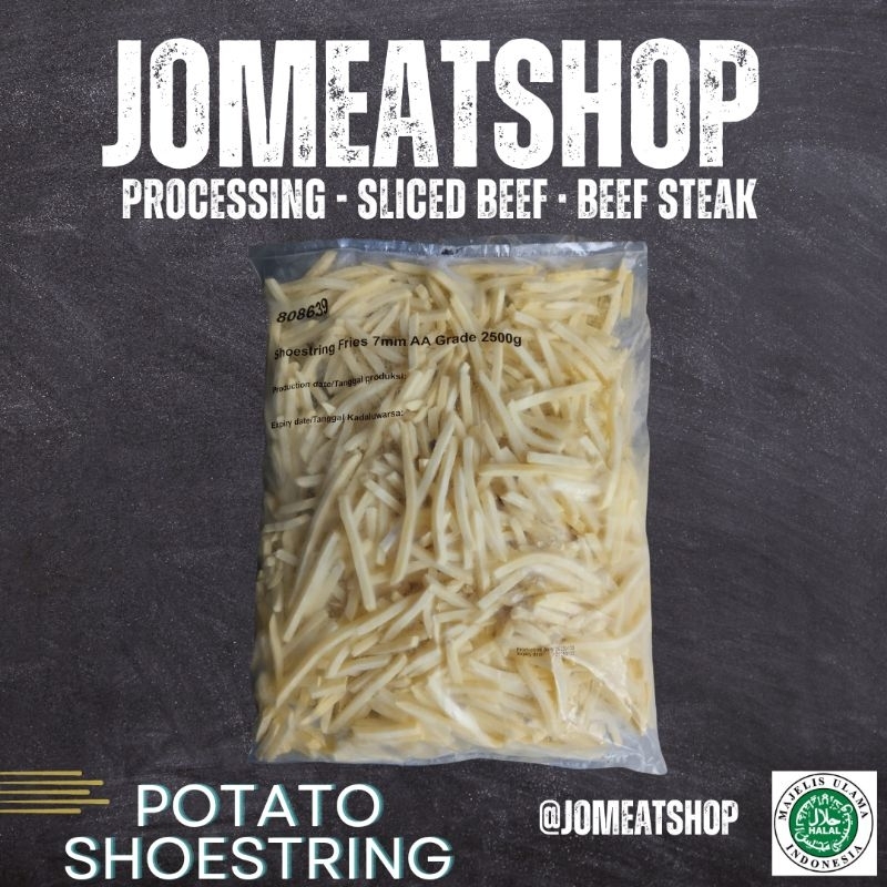 

Potato Shoestring Kentang Goreng/French Fries Straight Cut