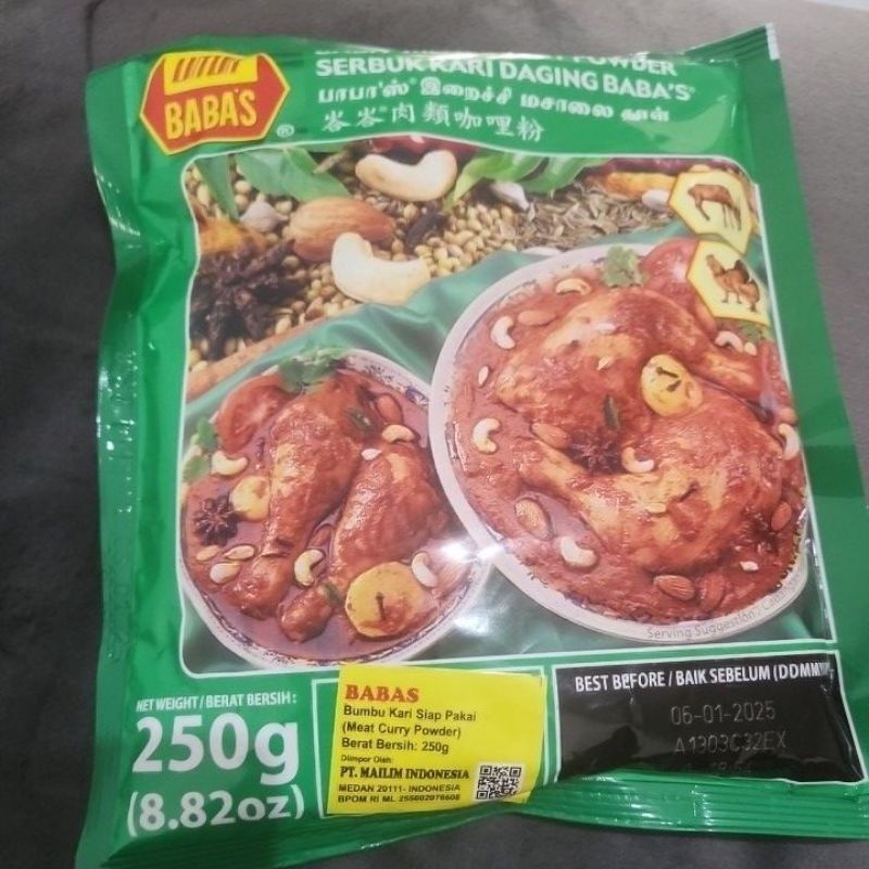 

Babas Bumbu Kare Kari Daging