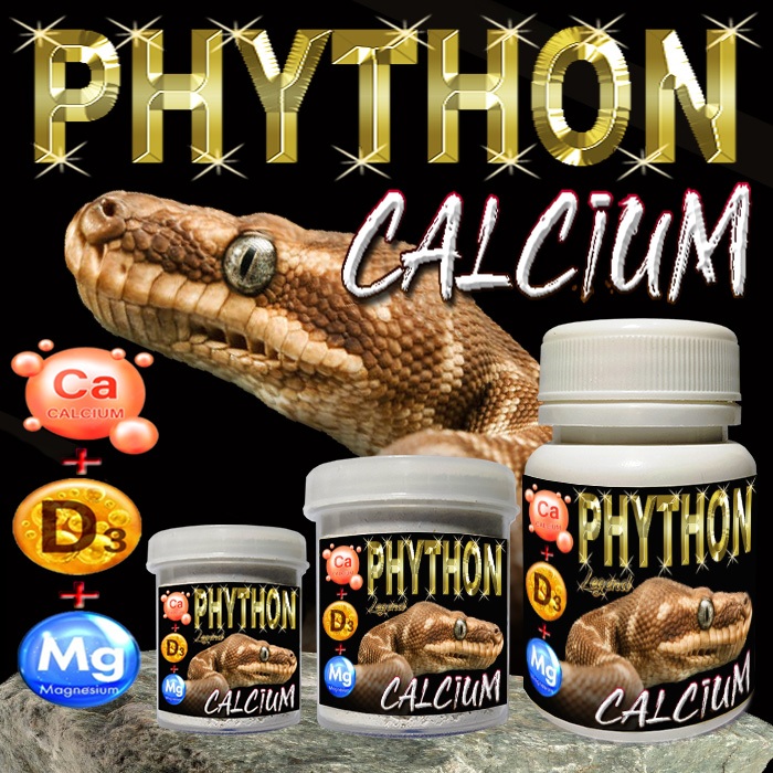 PHYTON CALCIUM +D3 KALSIUM BUBUK REPTILE ULAR PITON SANCA KEMBANG GTP MILKSNAKE CORN SNAKE DIPONG BO