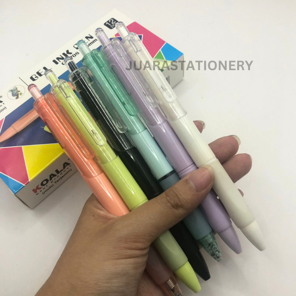 

(3026) Pulpen Gel Koala GP-708 0.5 mm / Pulpen Estetik Aesthetic Pulpen Tinta