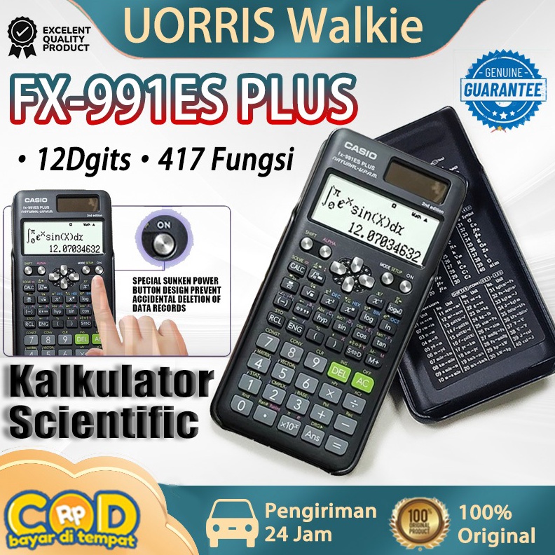 

KODE Q24D Kalkulator Scientific Casio ilmiah FX991ESPlusFX991EX Kalkulator Casio Scientific Calculator Portable Rechargeable Calculator 417 Various Functions Dukungan Untuk Muatan Surya