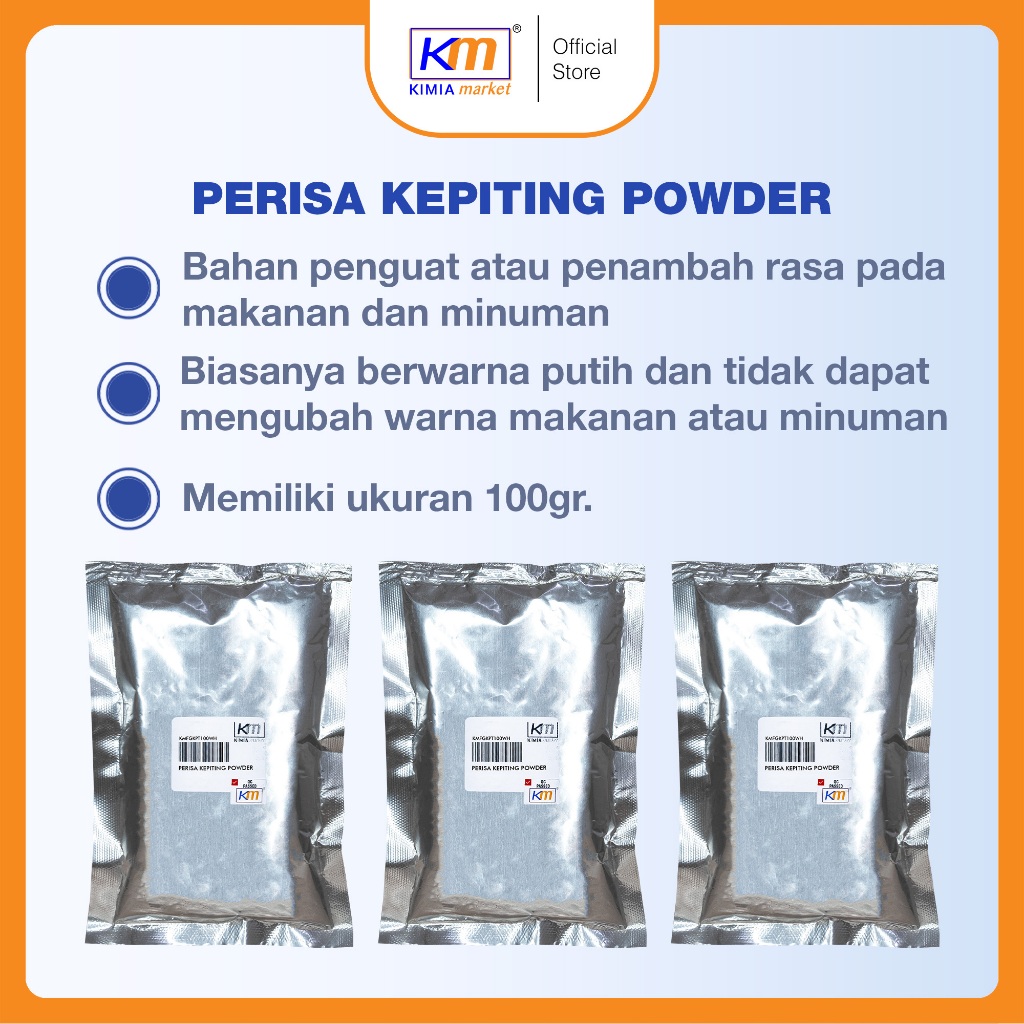 

Ay00! Perisa Powder Amis Kepiting 100gr / Perisa Makanan / Penambah Aroma Serbuk / Perisa Serbuk