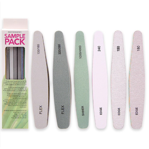 6 PCS - Set Nail File Sample Pack Set Nail Buffer file buffer nail edge file nail flex file nail shi
