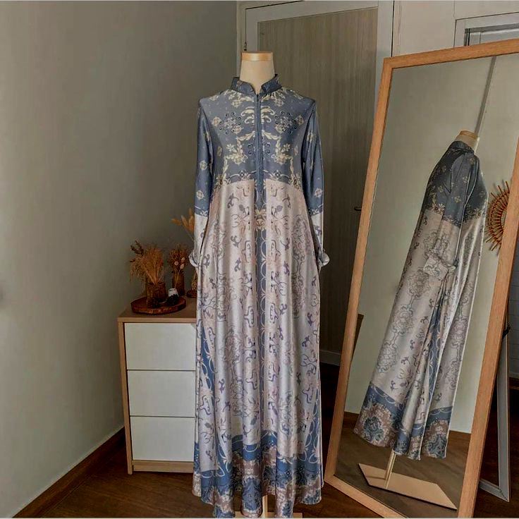 Gamis Maxi Dress Muslim Gaun pesta Modern Model Terbaru Kekinian