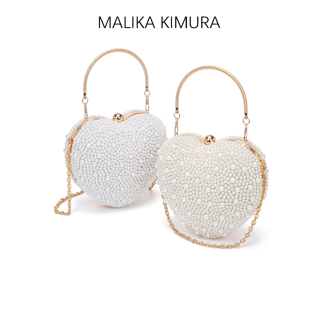 MALIKA KIMURA - Tas tangan wanita / Tas fashion wanita / Tas malam yang elegan / Tas selempang impor